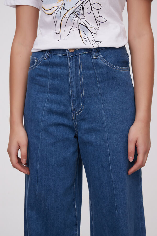 PANTALON LENICETE AZUL MEDIO image number null