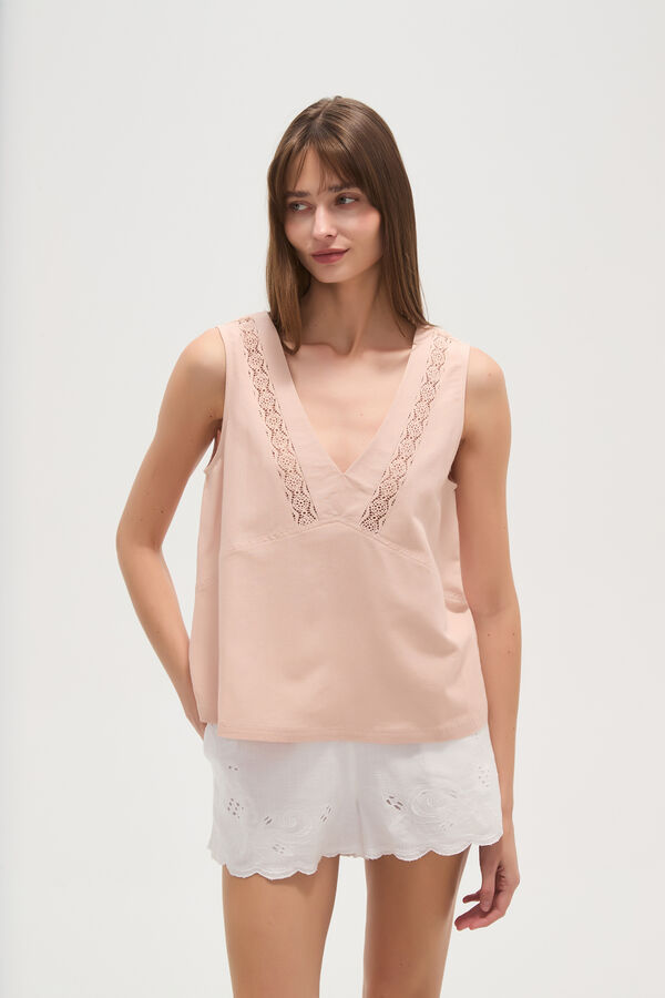 MUSCULOSA RIBA ROSA VIEJO image number null