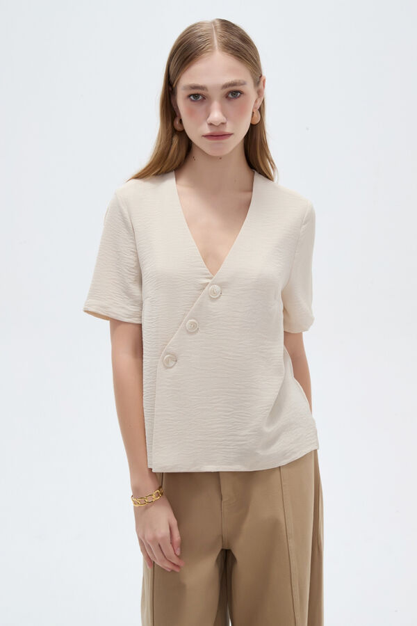 BLUSA IVOLAR 70607 CRUDO / NATURAL image number null
