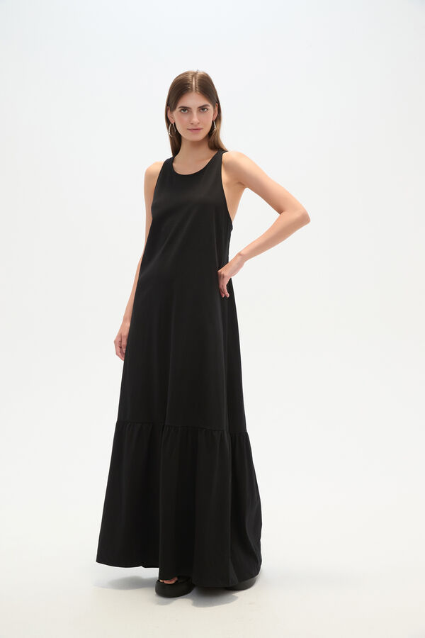 VESTIDO MANILIA NEGRO image number null