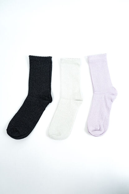 Medias Crew Bearsi, Pack x 3 COLOR UNICO image number null