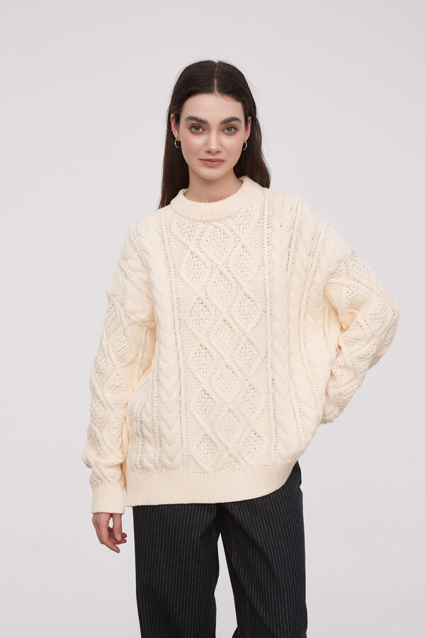 SWEATER CENOZ CREMA image number null