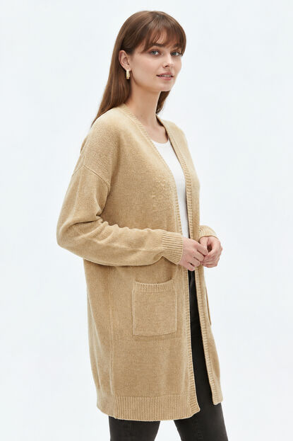 SACO QYLEN BEIGE OSCURO image number null