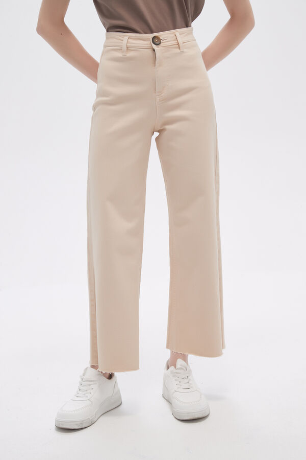 PANTALON ADELINE BEIGE CLARO image number null