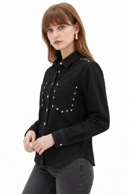 CAMISA TOTUS 70607 NEGRO image number null