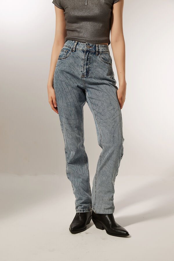 PANTALON GERA AZUL GRISACEO image number null