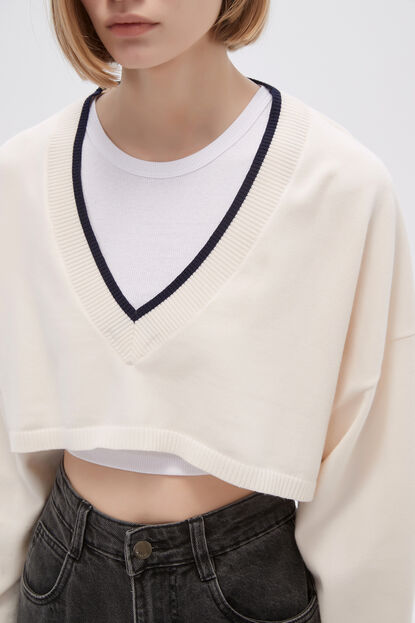 SWEATER LINY CRUDO / NATURAL image number null