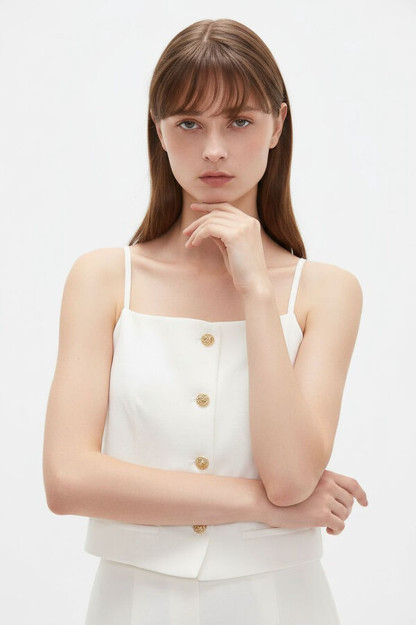 TOPS FIULA 70809 MARFIL  / OFF WHITE image number null