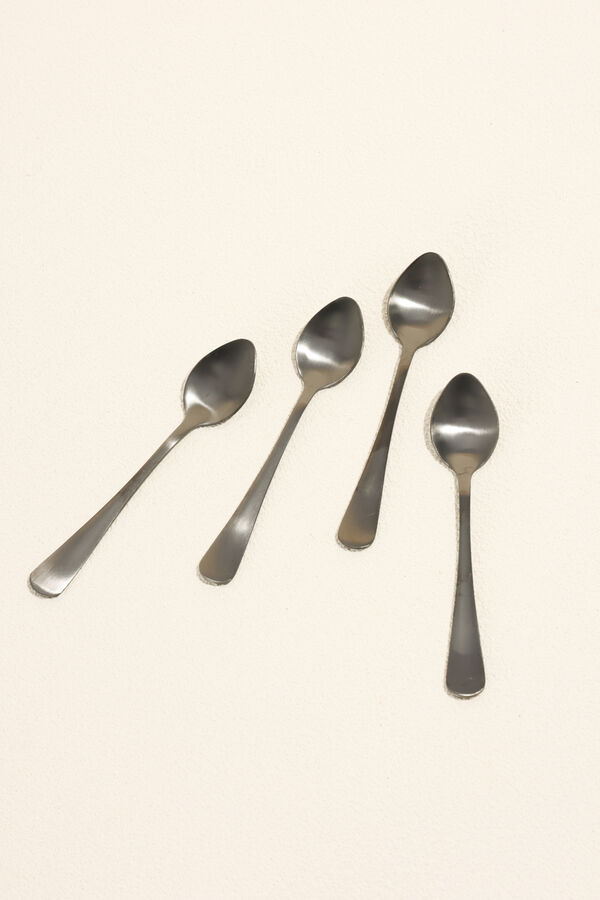 Cuchara para caf&eacute; Olivo Set 4 un. Negro COLOR UNICO image number null