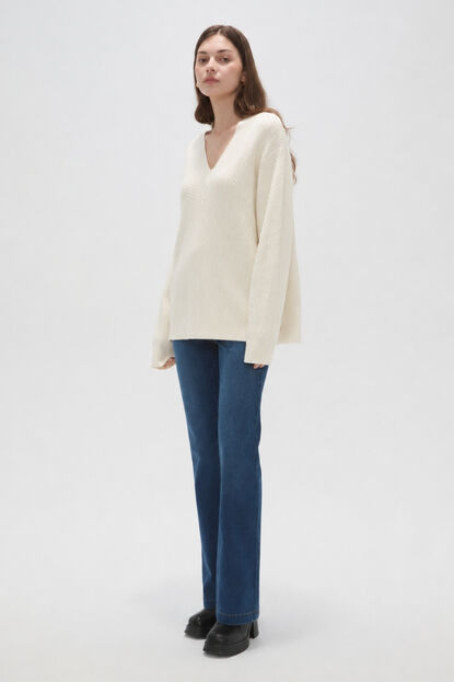 SWEATER VARSITY CRUDO / NATURAL image number null