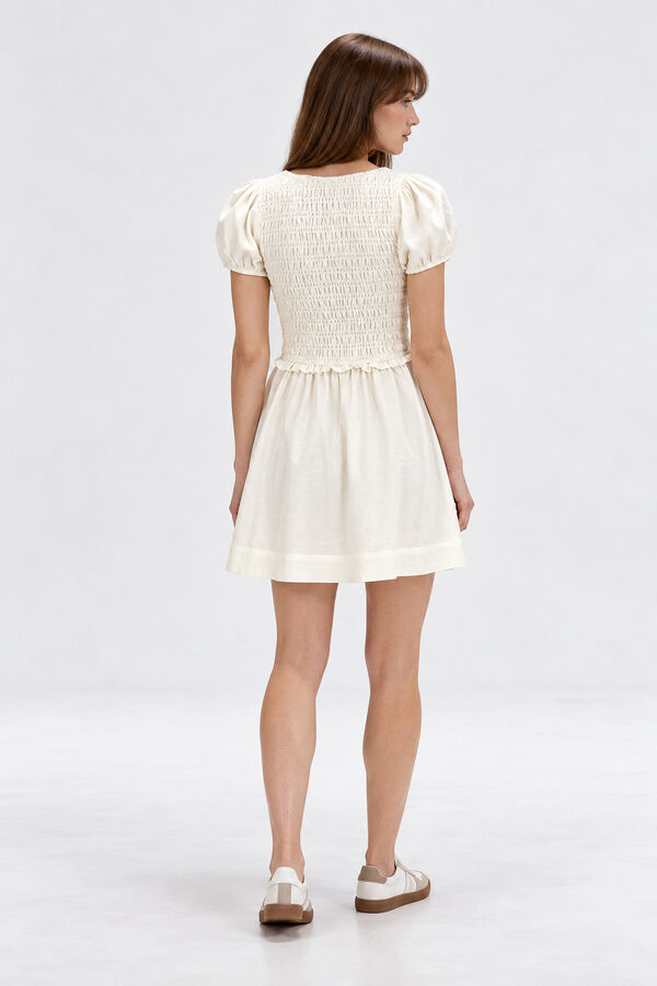 VESTIDO LACARE 70809 MARFIL  / OFF WHITE image number null