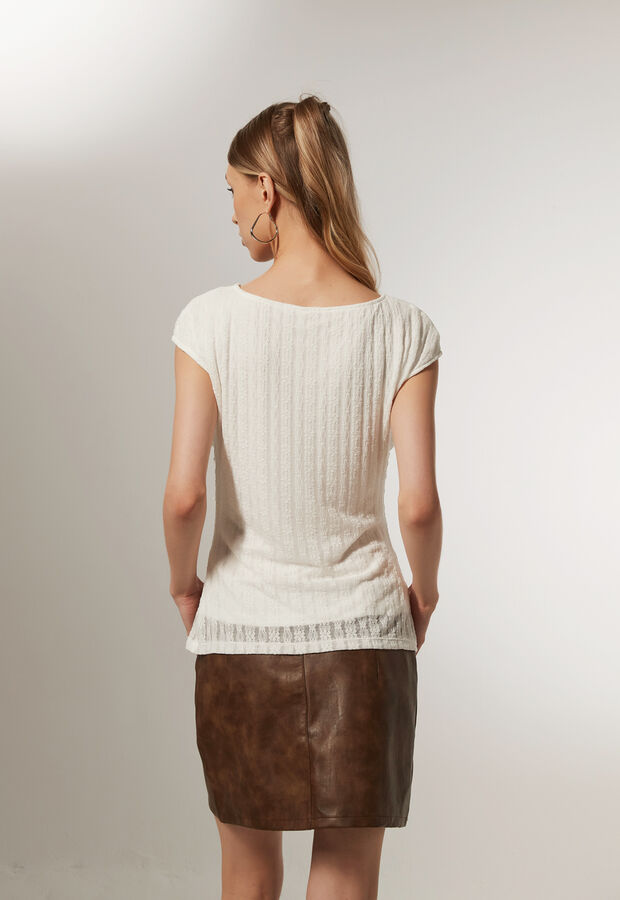 TOPS FARCA MARFIL  / OFF WHITE image number null