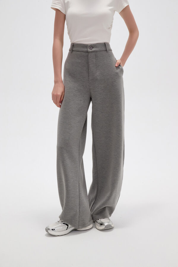 PANTALON CHANDLER GRIS MELANGE image number null