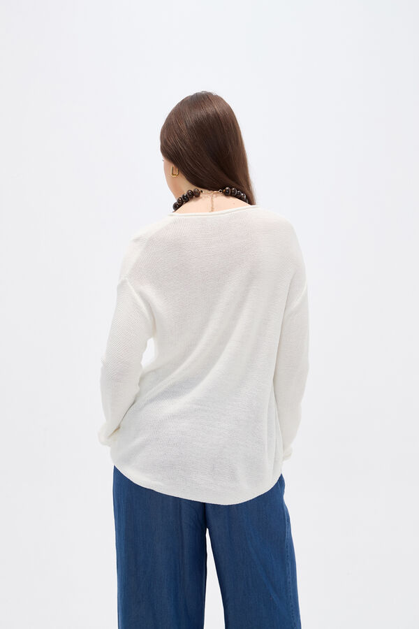 SWEATER GOBY 70607 MARFIL  / OFF WHITE image number null