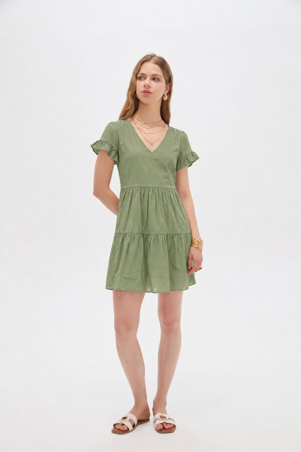 VESTIDO KALEU 70809 MENTA OSCURO image number null