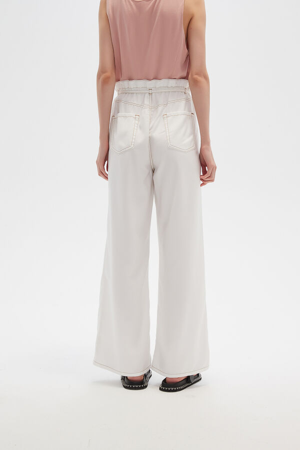 PANTALON RAVON BLANCO image number null