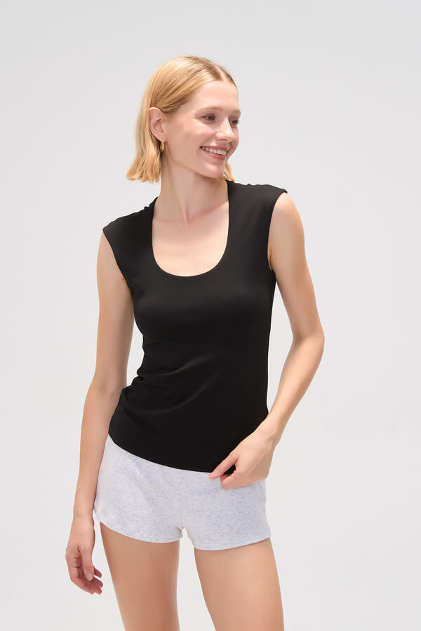 MUSCULOSA CLIA NEGRO image number null