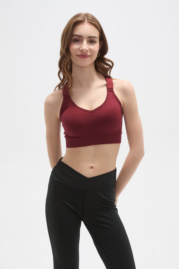 TOPS IRIANA BORDEAUX image number null