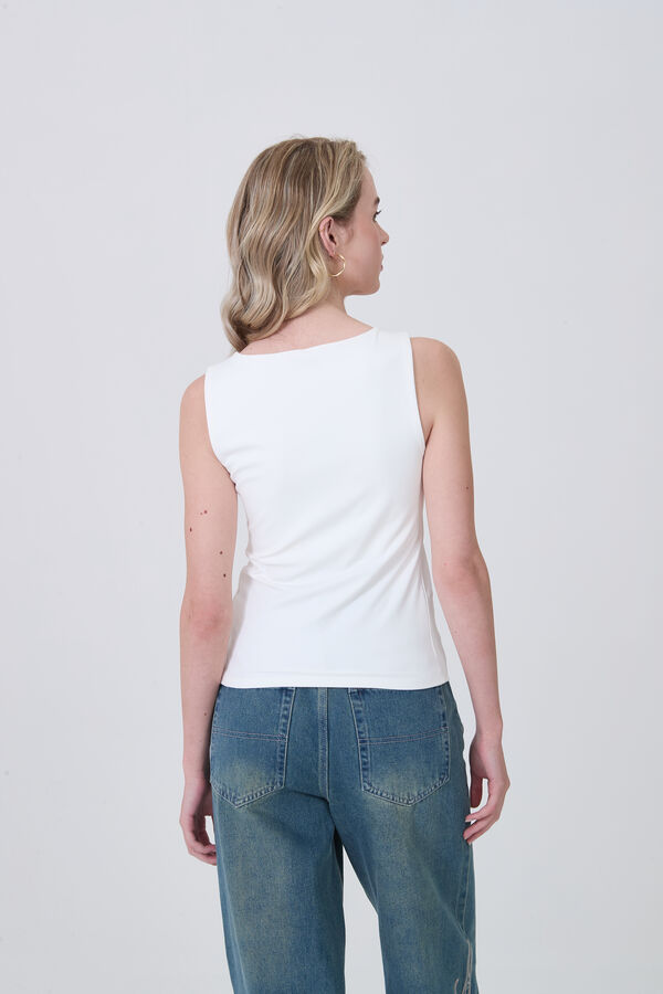 MUSCULOSA ABRIOLA MARFIL  / OFF WHITE image number null