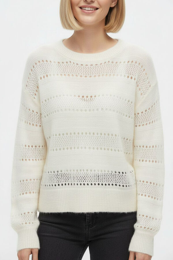 SWEATER TULOEK 70809 MARFIL  / OFF WHITE image number null