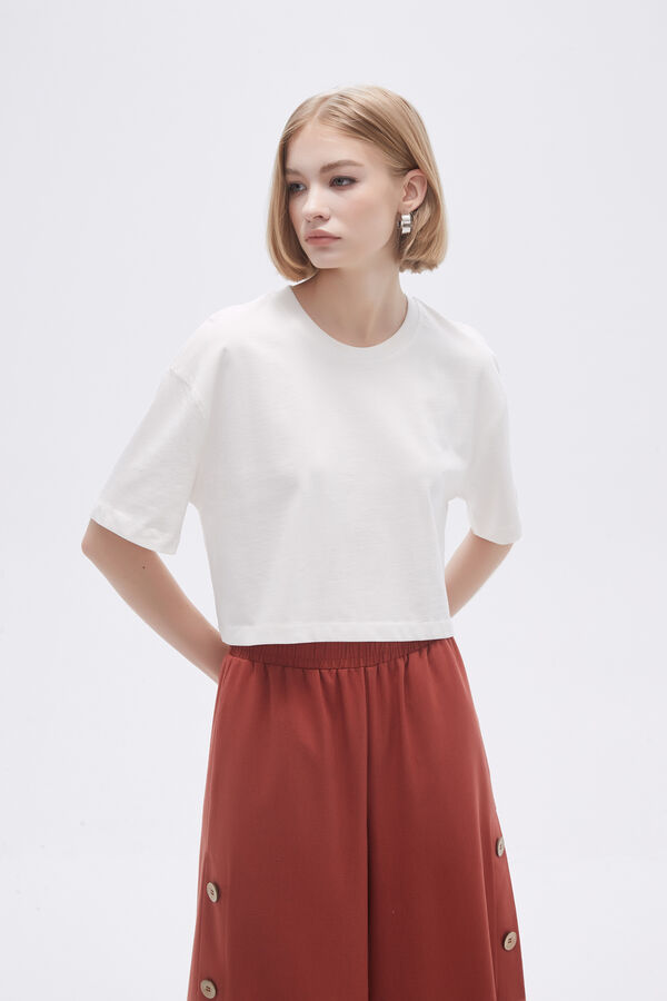 REMERA SOLIS MARFIL  / OFF WHITE image number null