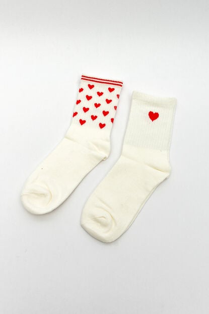 Medias Crew Smily, Pack x 2 COLOR UNICO image number null