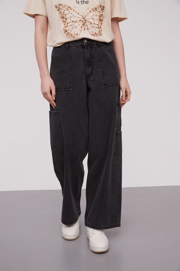 PANTALON DAZY GRIS OSCURO