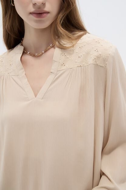 BLUSA BURSAS 70607 BEIGE image number null