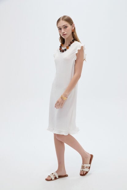 VESTIDO XULO 70809 MARFIL  / OFF WHITE image number null