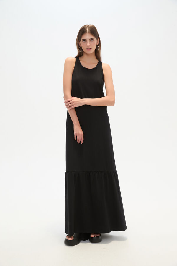 VESTIDO MANILIA NEGRO image number null