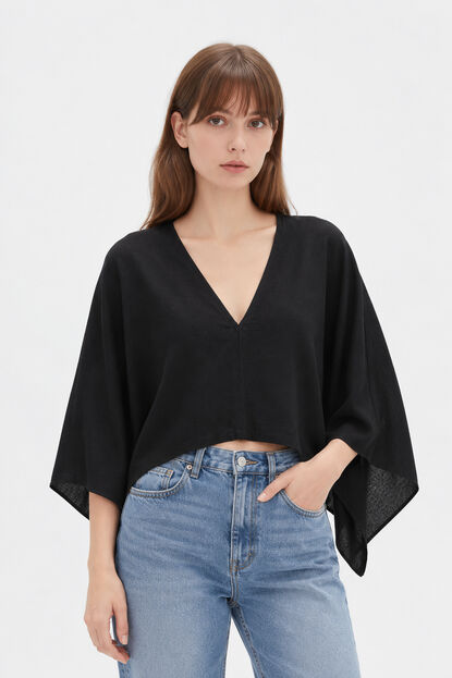KIMONO TERAE 70809 NEGRO image number null