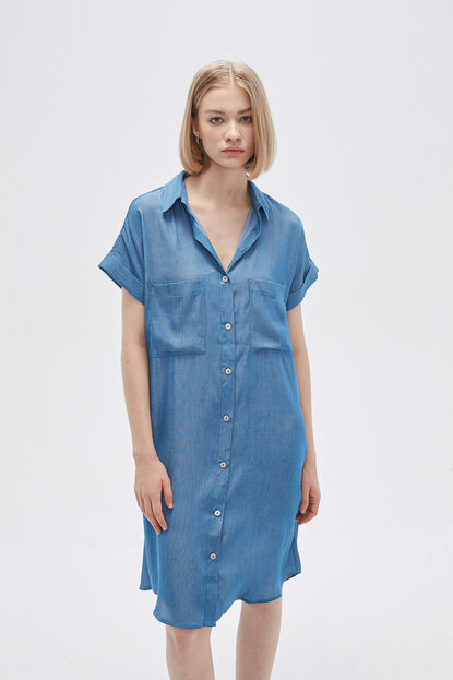 VESTIDO LEMOS AZUL CLARO image number null
