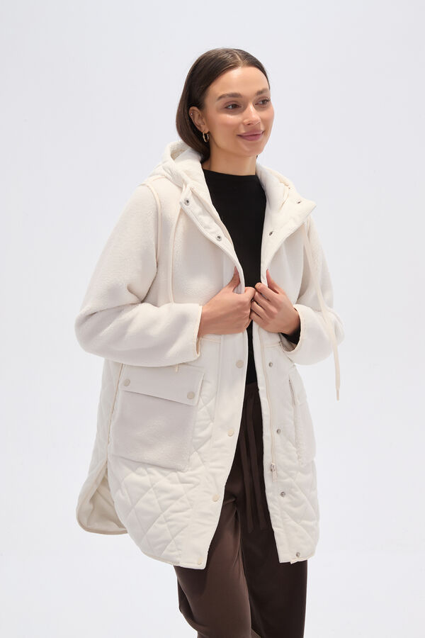 CAMPERA TESSAL MARFIL  / OFF WHITE image number null