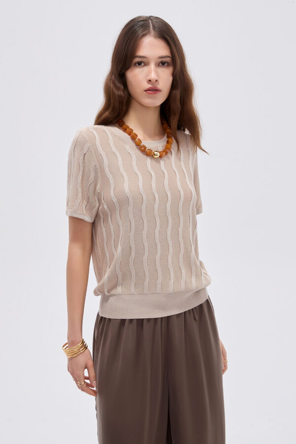REMERA GRUAE 70809 BEIGE image number null