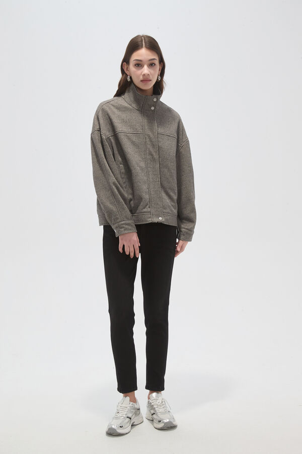 CAMPERA NAIAR GRIS MELANGE image number null