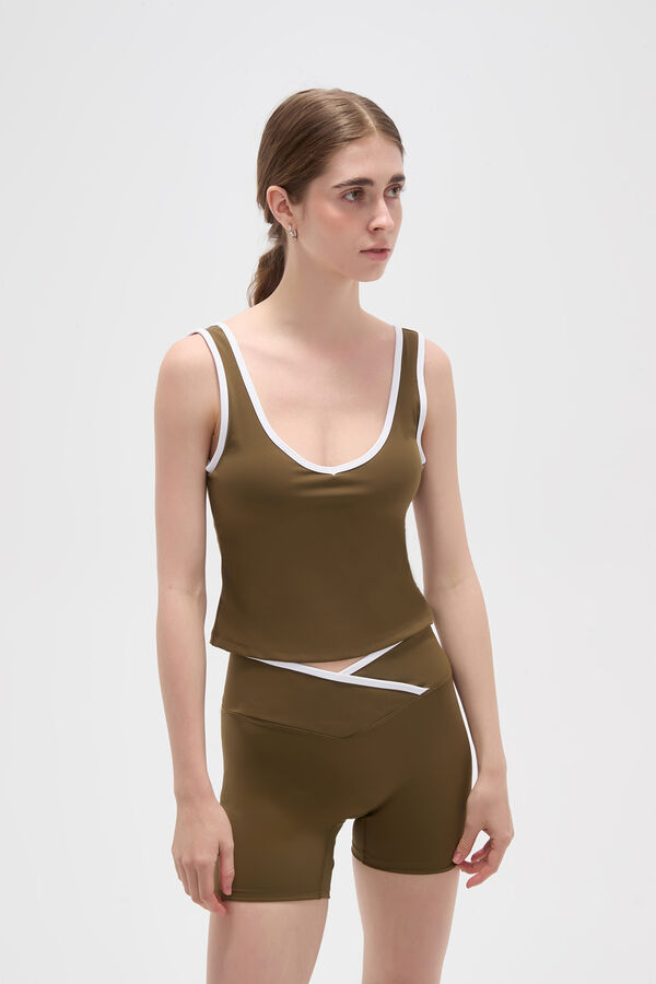 MUSCULOSA NAROS VERDE OLIVA OSCURO image number null