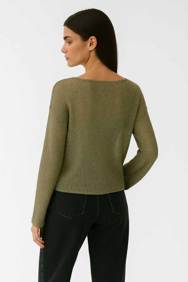 SWEATER KASTISA VERDE OLIVA OSCURO image number null