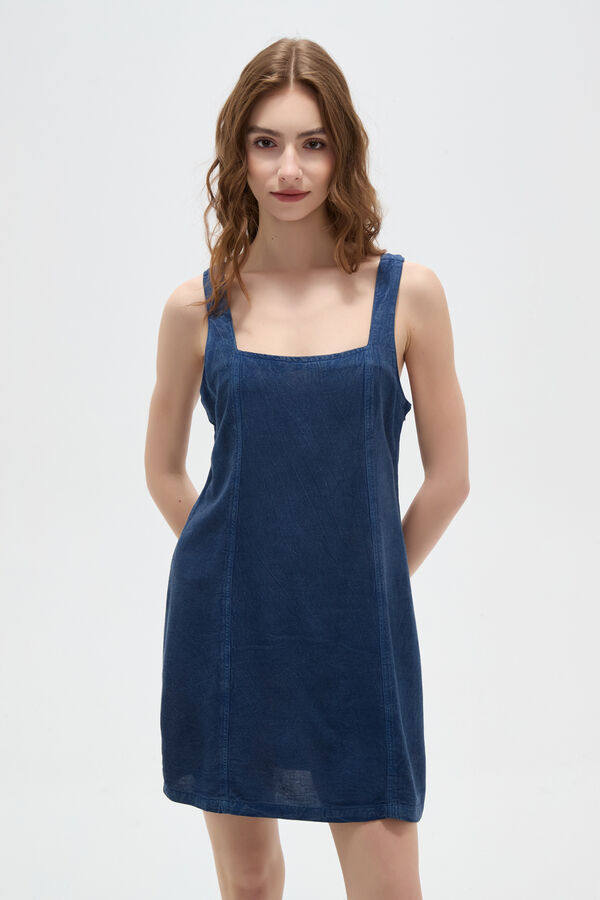 VESTIDO PACANA AZUL INDIGO image number null