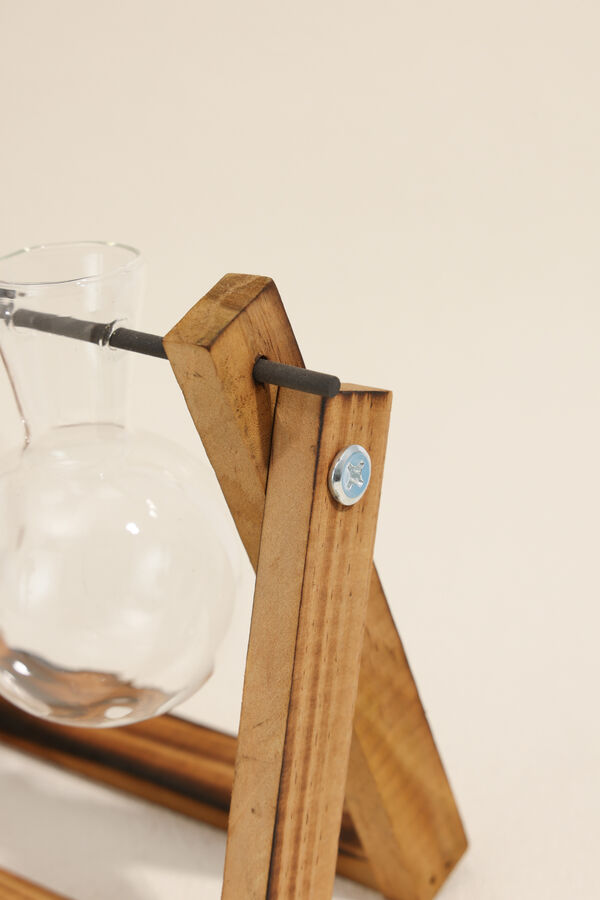 Florero Tubo con Base, 2 COLOR UNICO image number null