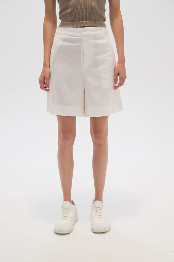 SHORT MUNNAT MARFIL  / OFF WHITE image number null