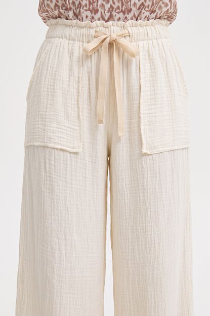 PANTALON RAVENEA 70809 MARFIL  / OFF WHITE image number null