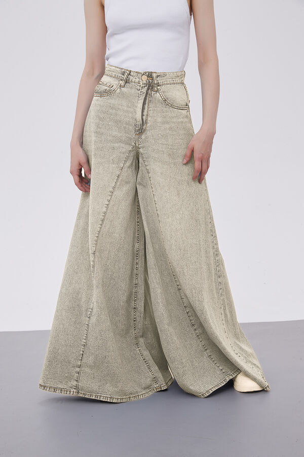 PANTALON BIENNE CRUDO / NATURAL image number null