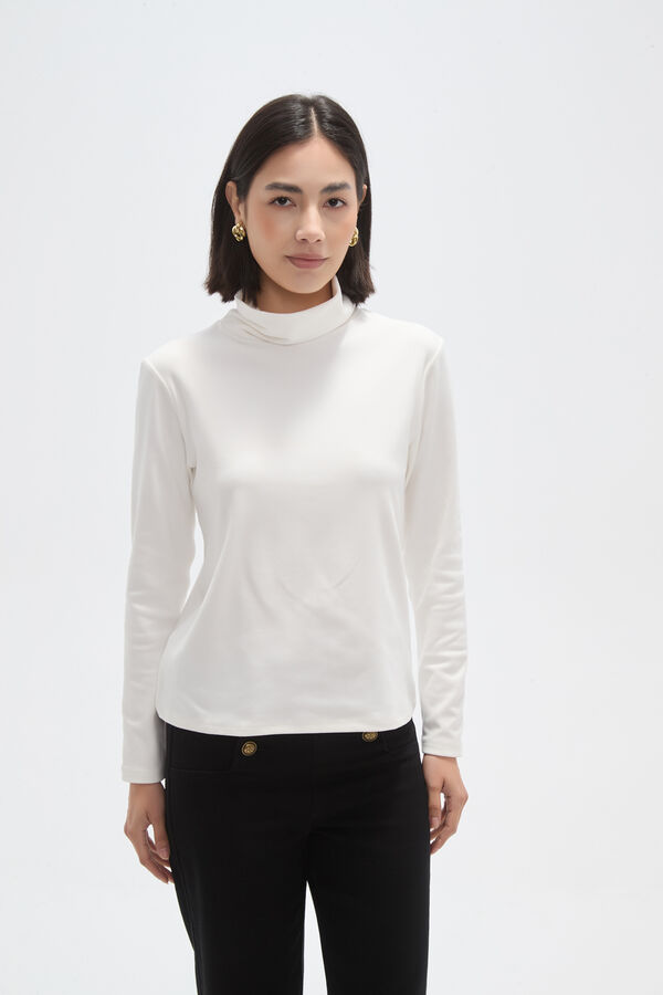 POLERA LULLABY MARFIL  / OFF WHITE image number null