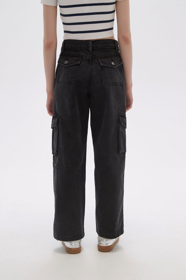 PANTALON SASH GRIS OSCURO image number null