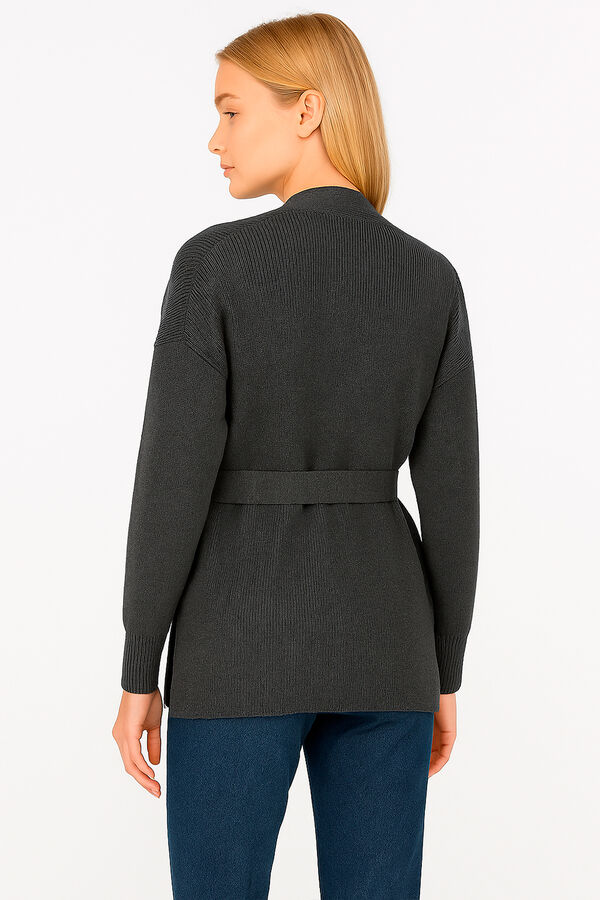 SACO OBOL GRIS MELANGE OSCURO image number null