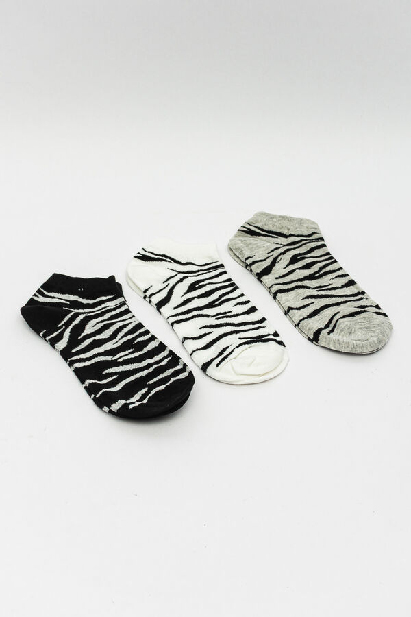 Medias Ankle Sima, Pack x 3 COLOR UNICO image number null