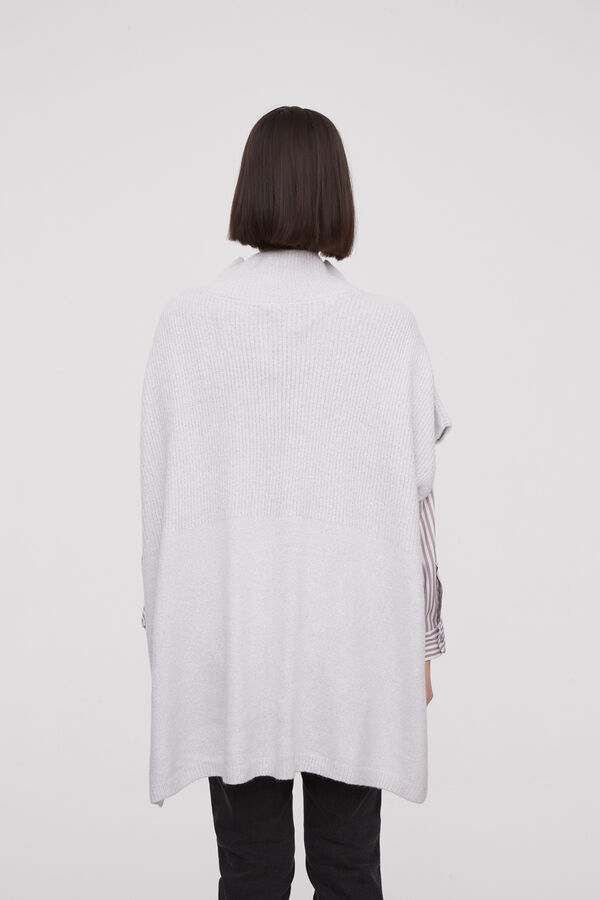 PONCHO AMELIEN GRIS MELANGE