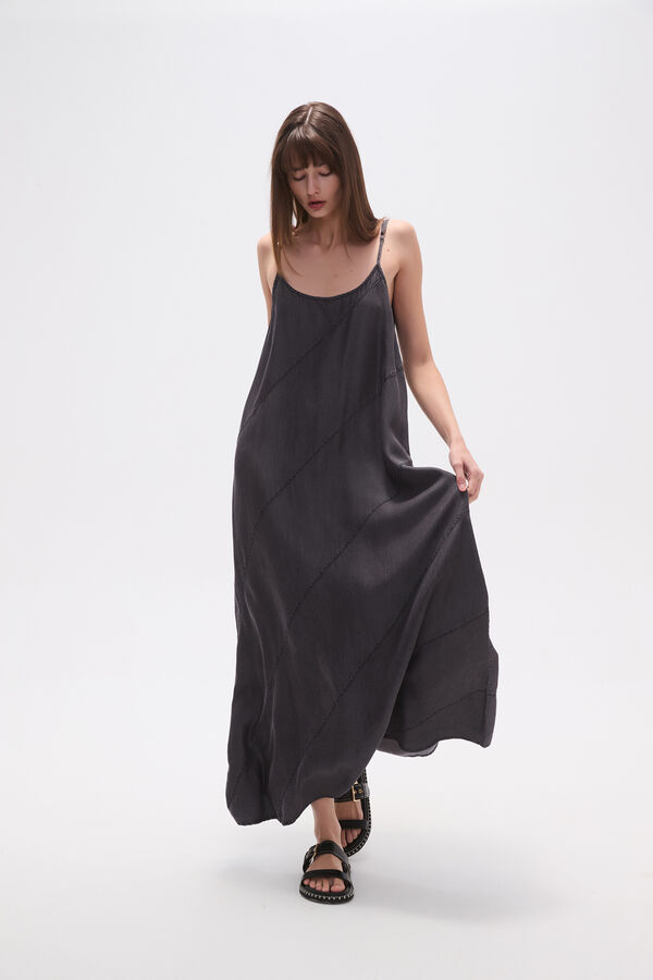 VESTIDO MIRAGOANE GRIS MEDIO image number null