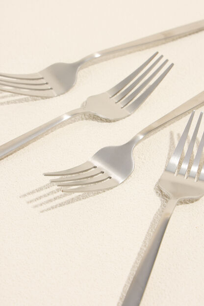 Tenedor Fiordo, Set 4 un. plateado COLOR UNICO image number null