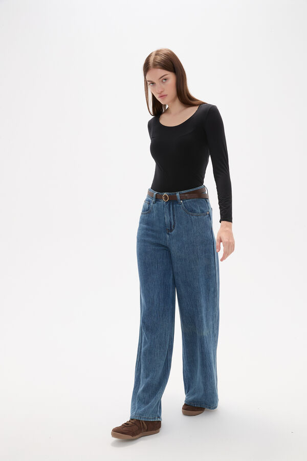 PANTALON NUTESA AZUL GRISACEO image number null
